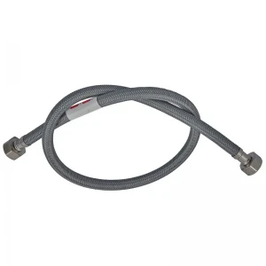 Гибкая подводка Zerix ZHN-02-FF1/2"-080 (нейлоновая оплетка, гайки нерж) (ZX5141)
