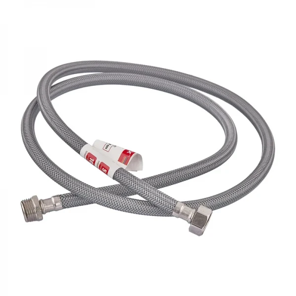 Гнучке підведення Zerix ZHN-02-FM1/2"-120 (нейлонове обплетення, гайки нерж) (ZX5152)