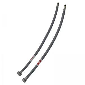 Гибкая подводка Zerix ZHN-02-F1/2"xM10-060 (нейлоновая оплетка, гайки нерж) (пара) (ZX5158)