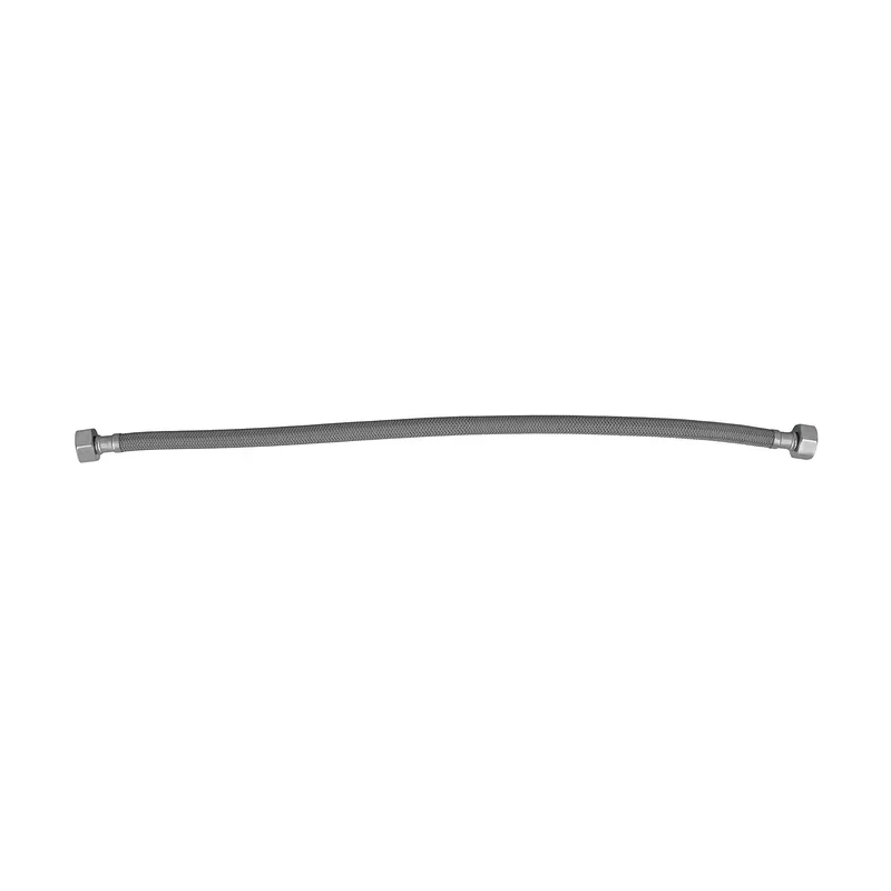 Гибкая подводка Zerix ZHN-02-F1/2"xM10-080 (нейлоновая оплетка, гайки нерж) (пара) (ZX5159)