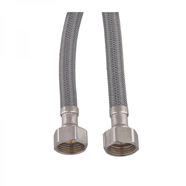 Гибкая подводка Zerix ZHN-02-F1/2"xM10-120 (нейлоновая оплетка, гайки нерж) (пара) (ZX5161)