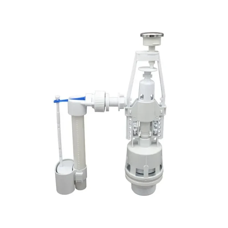 Комплект арматур Zerix АК-01-B спускная 1-реж. и наполнительная с боковым подводом (ZX5163)