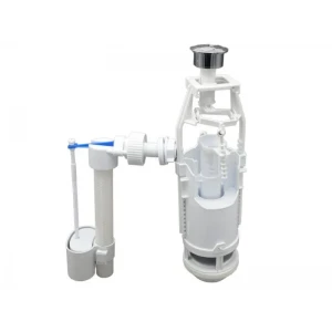 Комплект арматур Zerix АК-02-B спускна 2-реж. + наповнювальна з бічним підведенням (ZX5165)