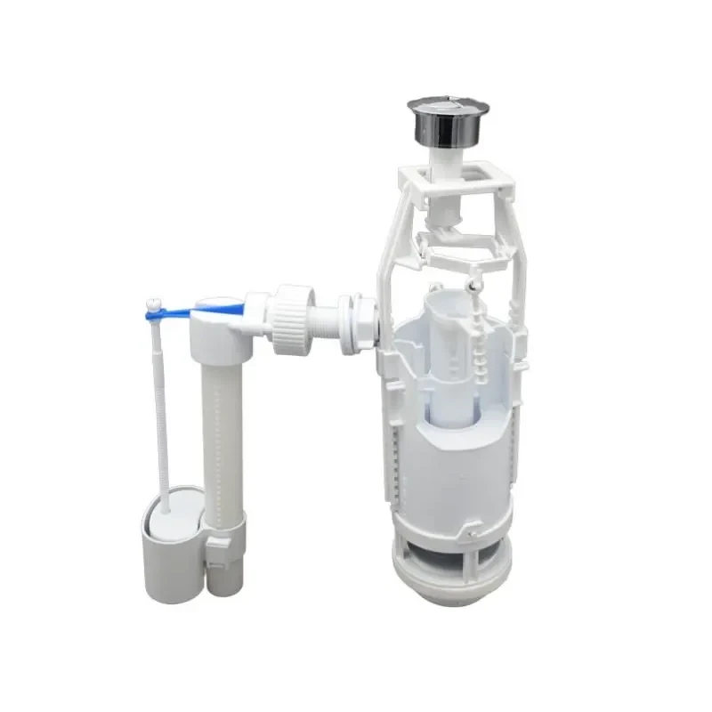 Комплект арматур Zerix АК-02-B спускна 2-реж. + наповнювальна з бічним підведенням (ZX5165)