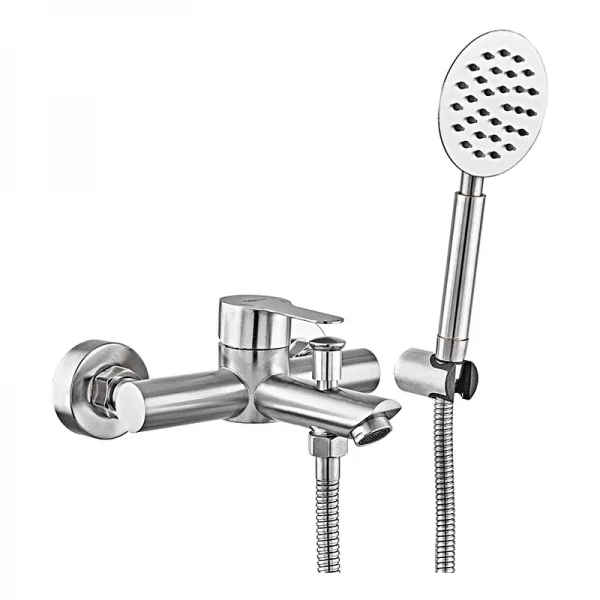 Смеситель для ванны Zerix DAX-142 из нерж. стали SUS304 (ZX5558)