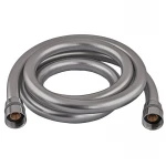Шланг SilverF03 для душа Zerix SILVER.F03 из ПВХ, хромированный, 150 см (ZX5561)
