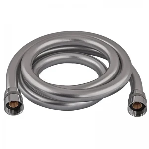 Шланг SilverF03 для душу Zerix SILVER.F03 з ПВХ, хромований, 150 см (ZX5561)