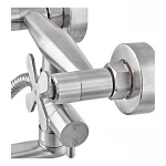 Змішувач для ванни Zerix GTA-006 з нерж. сталі SUS304 (ZX5562)