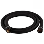 Шланг для душа Zerix Black.F03 150 см силиконовый (цвет черный) (ZX5566)