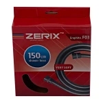 Шланг для душу ZERIX GraphiteF03 Graphite.F03 силіконовий графітовий 150 см (ZX5568)