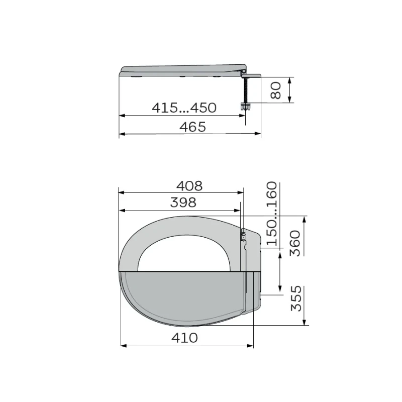 Сидіння унітазу з кришкою ZERIX TS-02 (ZX5582)