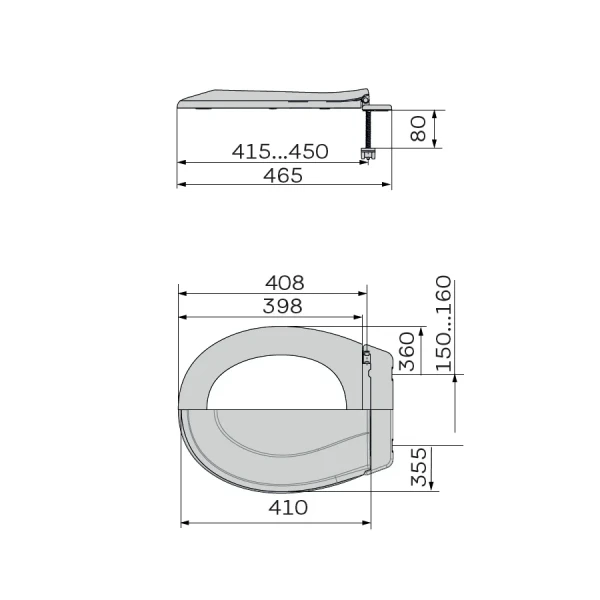 Сиденье унитаза с крышкой ZERIX TS-01 (ZX5586)