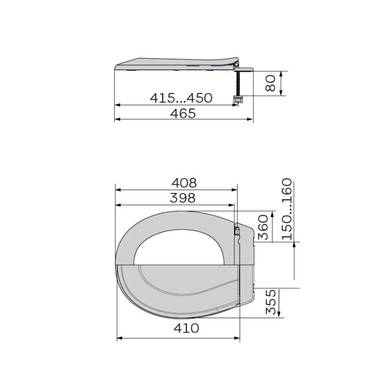Сиденье унитаза с крышкой ZERIX TS-01 (ZX5586)
