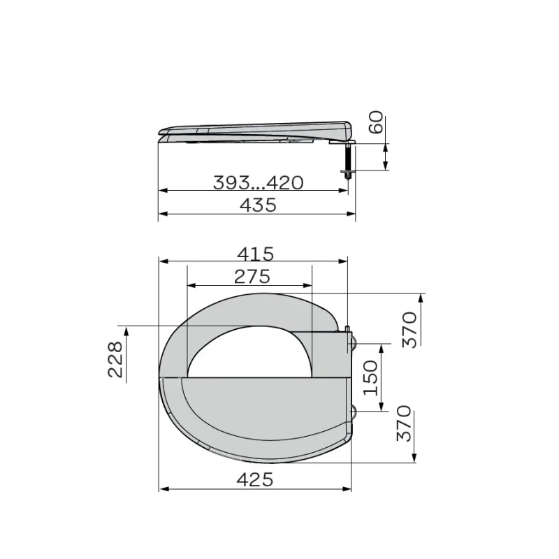 Сидіння унітазу з кришкою ZERIX TS-09 (ZX5587)