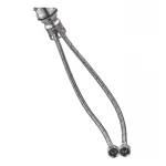 Змішувач для умивальника з нерж. сталі ZERIX GTA-001-C (ZX5613)