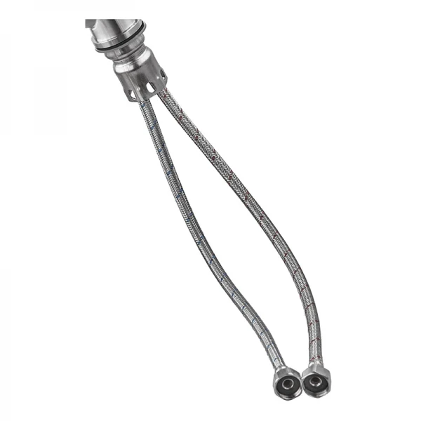 Змішувач для умивальника з нерж. сталі ZERIX GTA-001-C (ZX5613)