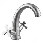 Смеситель для умывальника из нерж. стали ZERIX GTA-001-C (ZX5613)