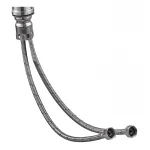 Змішувач для умивальника з нерж. сталі ZERIX FOX-001-A (ZX5615)