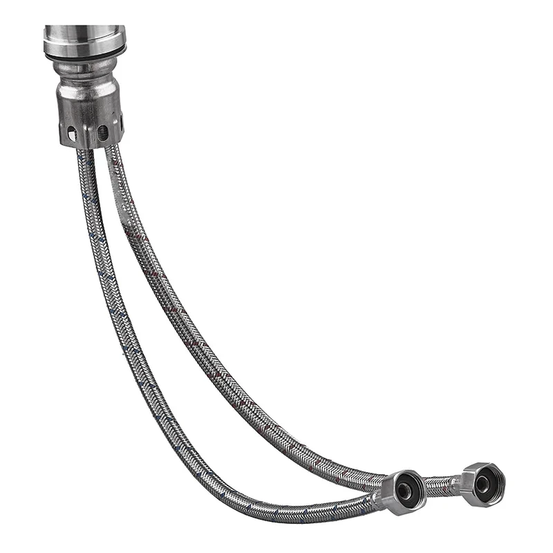 Смеситель для умывальника из нерж. стали ZERIX FOX-001-A (ZX5615)