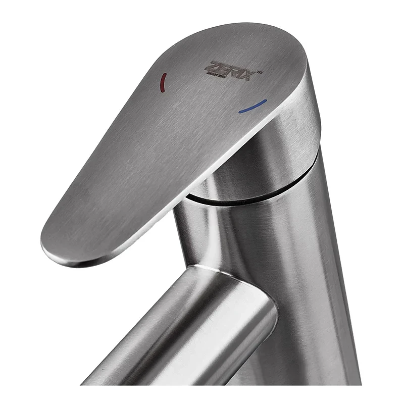 Смеситель для умывальника из нерж. стали ZERIX FOX-001-A (ZX5615)