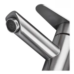 Змішувач для умивальника з нерж. сталі ZERIX FOX-001-A (ZX5615)