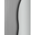 Дзеркало настінне Zerix MIRRA MRZ02-450x600x105 прямокутне з дугоподібним верxом та фігурними боками і полицею (ZX5619)