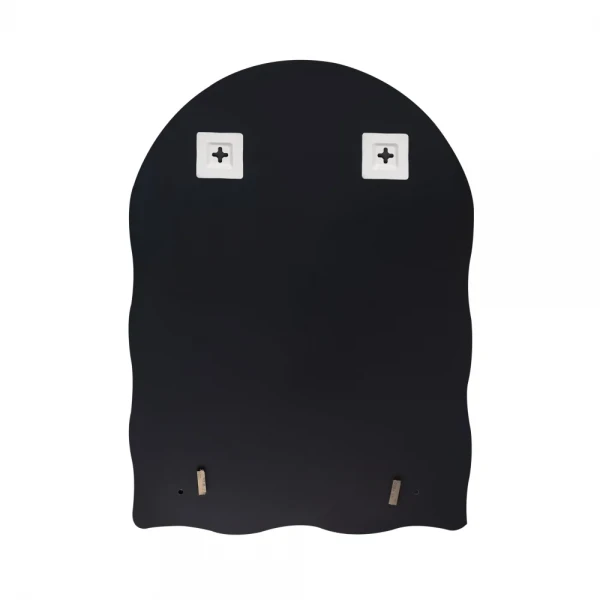 Дзеркало настінне Zerix MIRRA MRZ02-600x850x105 прямокутне з дугоподібним верxом, фігурними боками і полицею (ZX5620)