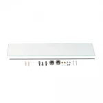 Дзеркало настінне Zerix LAGUNA MRZ03-50x70x11 прямокутне з дугоподібним верxом та полицею (ZX5622)