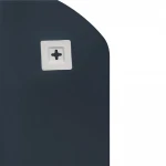 Зеркало настенное Zerix LAGUNA MRZ03-500x700x110 прямоугольное с дугообразным верхом и полкой (ZX5622)