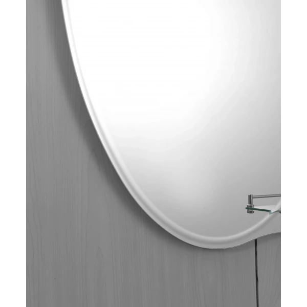 Зеркало настенное Zerix SOLO MOZ01-480x680x100 асимметричное с 3-мя полками (ZX5624)