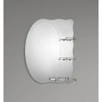 Дзеркало настінне Zerix SOLO MOZ01-650x850x100 асиметричне з 3-ма полицями (ZX5625)