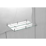 Зеркало настенное Zerix SOLO MOZ01-650x850x100 асимметричное с 3-мя полками (ZX5625)