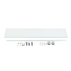 Дзеркало настінне Zerix SANSA MRZ04-450x600x100 прямокутне з полицею та декором (ZX5626)