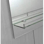 Зеркало настенное Zerix SANSA MRZ04-450x600x100 прямоугольное с полкой и декором (ZX5626)