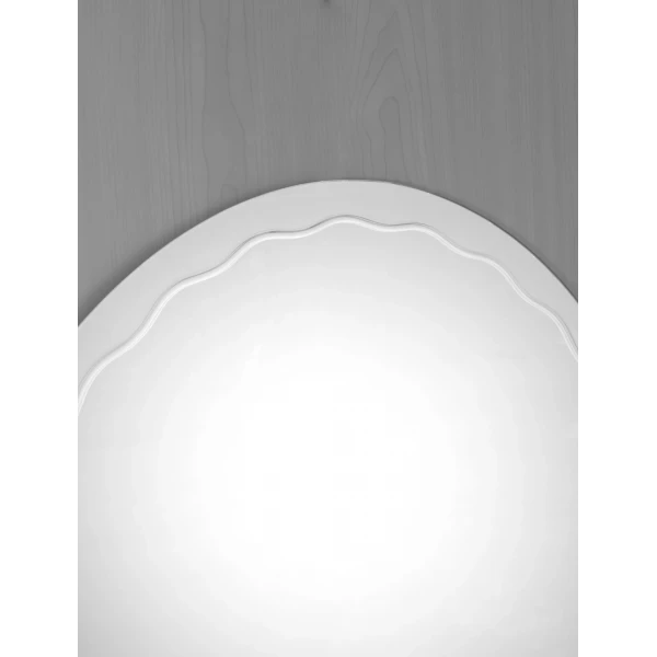 Зеркало настенное Zerix FUSION MOZ02-450x600 овальное с декором (ZX5630)