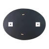 Дзеркало настінне Zerix FUSION MOZ02-650x800 овальне з декором (ZX5631)