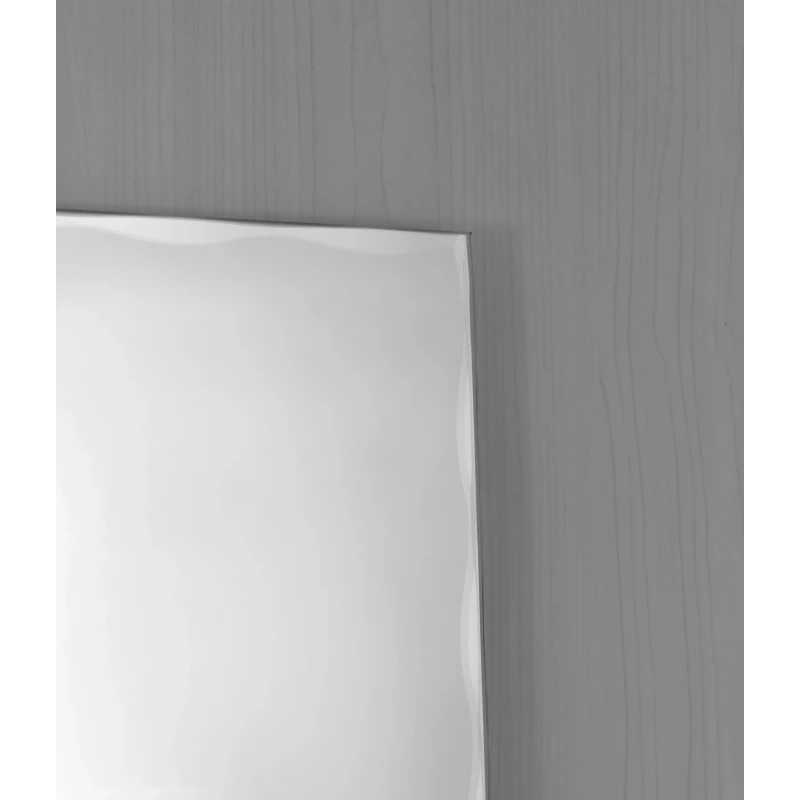 Дзеркало настінне Zerix KUBIX MRZ06-450x600-REVERSE прямокутне з декором (ZX5633)