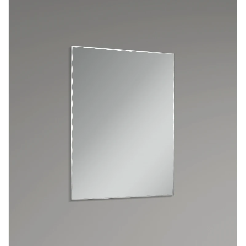 Дзеркало настінне Zerix KUBIX MRZ06-450x600-REVERSE прямокутне з декором (ZX5633)
