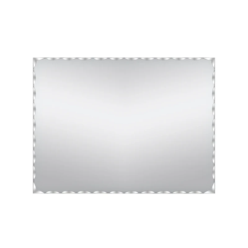 Дзеркало настінне Zerix KUBIX MRZ06-450x600-REVERSE прямокутне з декором (ZX5633)