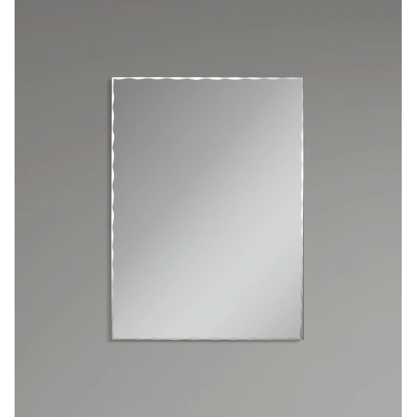 Зеркало настенное Zerix KUBIX MRZ06-450x600-REVERSE прямоугольное с декором (ZX5633)