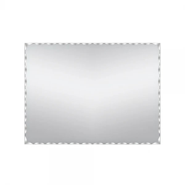 Зеркало настенное Zerix KUBIX MRZ06-60x80-Reverse прямоугольное с декором (ZX5634)