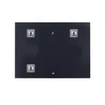 Зеркало настенное Zerix KUBIX MRZ06-60x80-Reverse прямоугольное с декором (ZX5634)