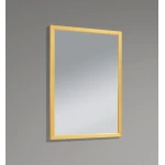 Зеркало настенное Zerix FONTE MRZ09-700x850-REVERSE GOLD прямоугольное в золотой раме (ZX5639)