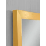 Зеркало настенное Zerix FONTE MRZ09-700x850-REVERSE GOLD прямоугольное в золотой раме (ZX5639)