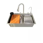 Мойка многофункциональная Zerix ZH7546-SET-06.SUS304 DECOR со встроенным смесителем (ZX5682)