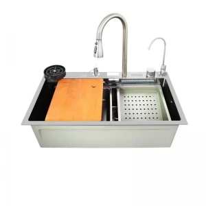 Мойка многофункциональная Zerix ZH7546-SET-07.SUS304 DECOR со встроенным смесителем (ZX5684) Мойка многофункциональная Zerix ZH7546-SET-07.SUS304 DECOR со встроенным смесителем (ZX5684)