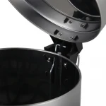 Відро для сміття з плавним закриттям кругле Zerix Solo-TC0205 SS Color 5л колір нержавійка (ZX5888)