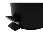 Мусорное ведро круглое Zerix Solo-TC0103 Black 3 л цвет черный (ZX5896)