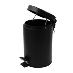 Мусорное ведро круглое Zerix Solo-TC0105 Black 5 л цвет черный (ZX5898)