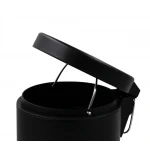 Мусорное ведро круглое Zerix Solo-TC0105 Black 5 л цвет черный (ZX5898)
